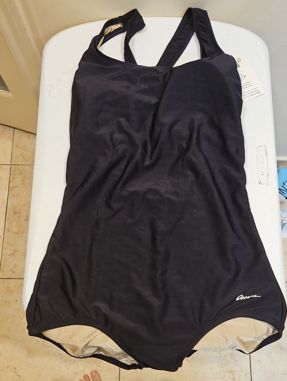 Dolfin Black One-Piece Swimsuit(1)